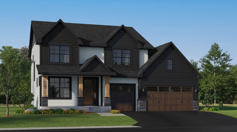 Sonoma Exterior Rendering Cottage