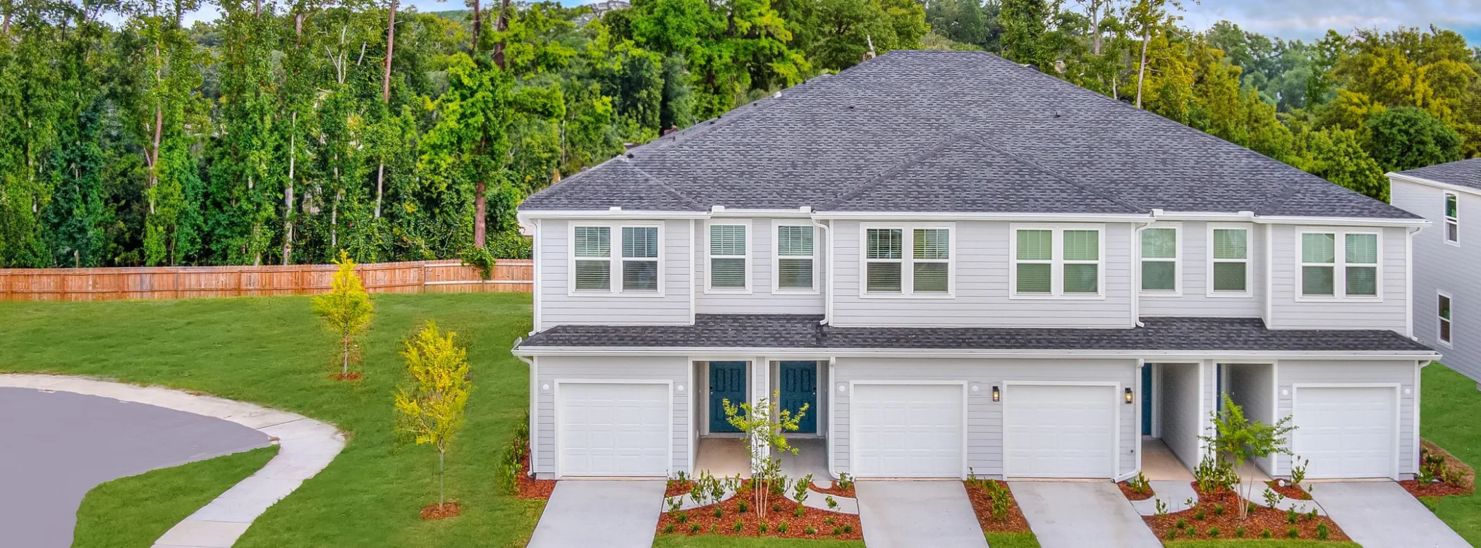 Holly Cove Townhomes streetscape