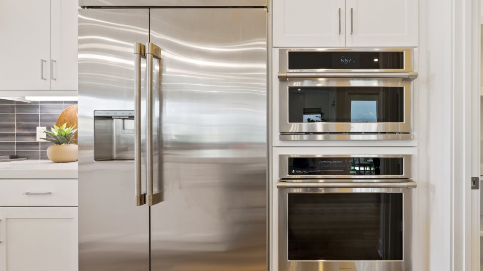Close up of the fridge