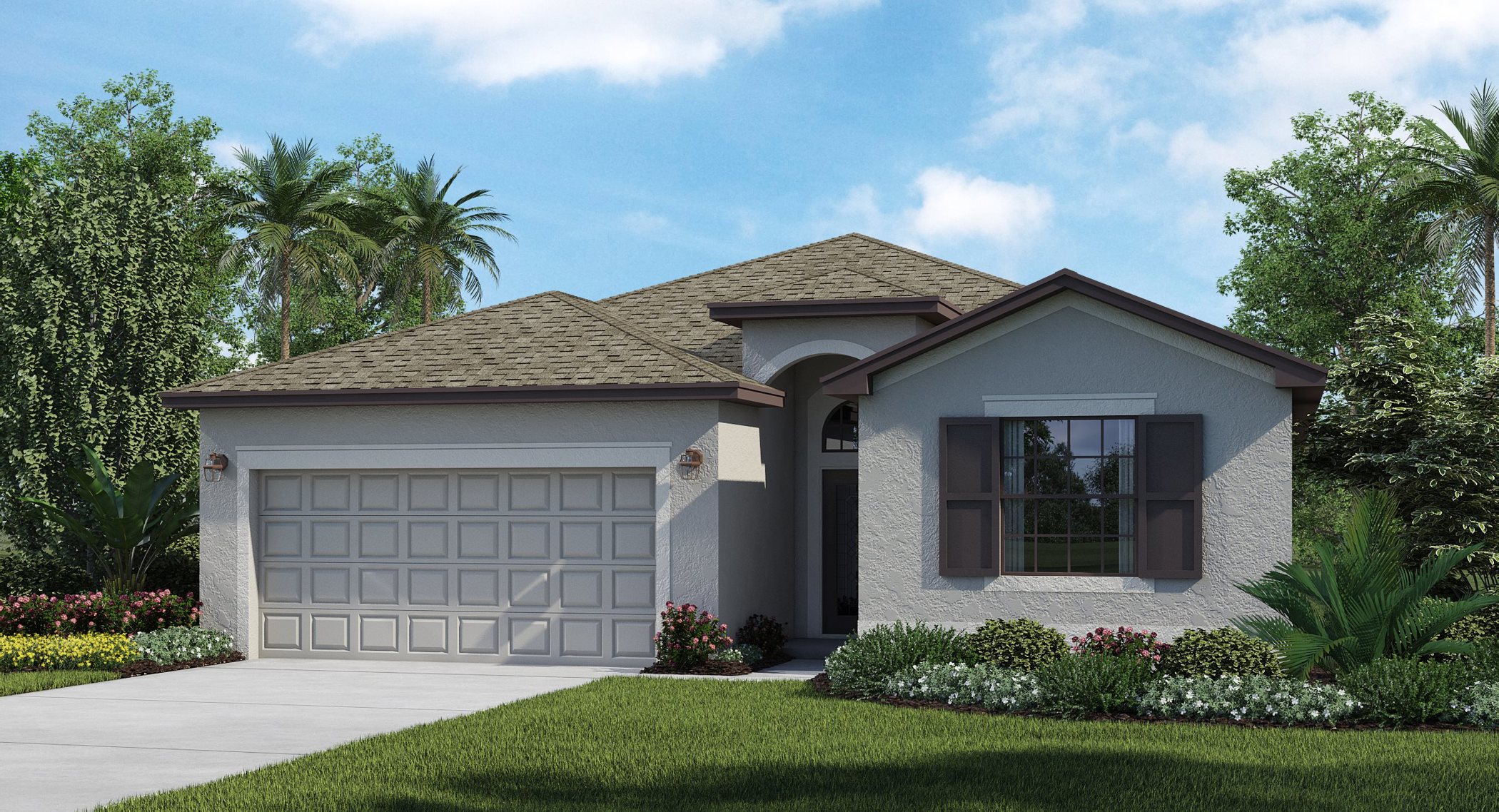 Single-story modern coastal at Trevi
