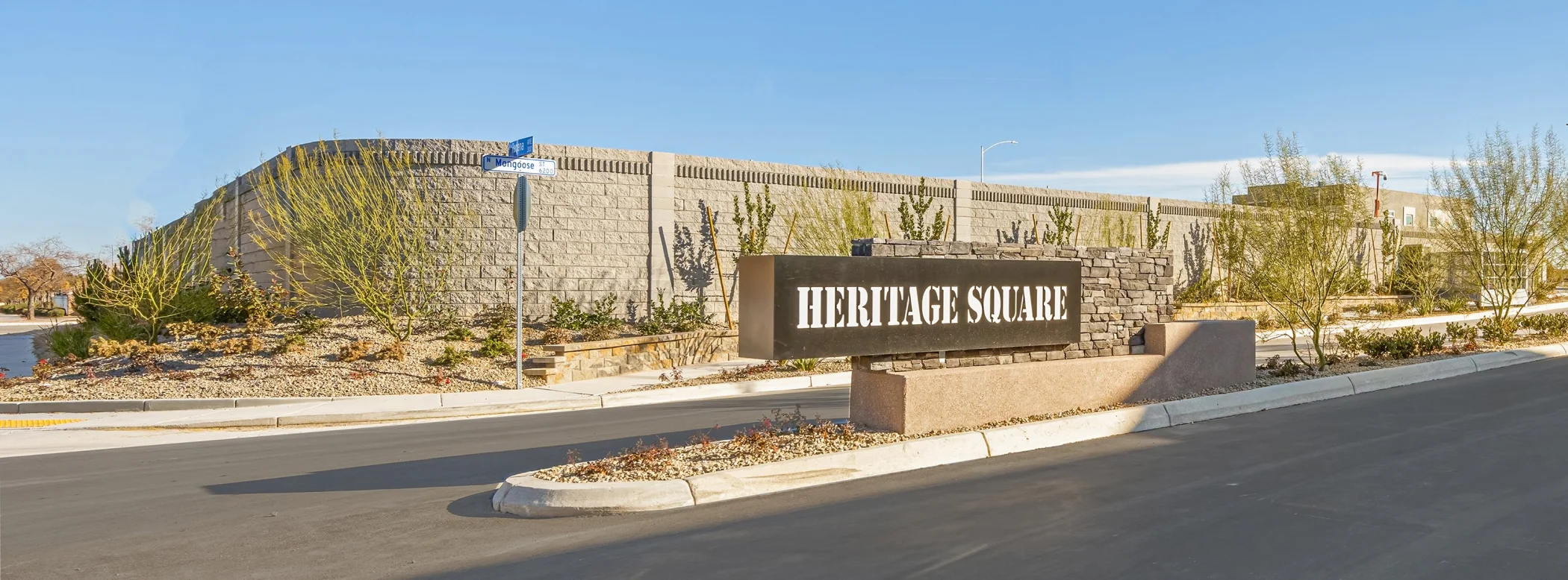 Heritage Square monument sign