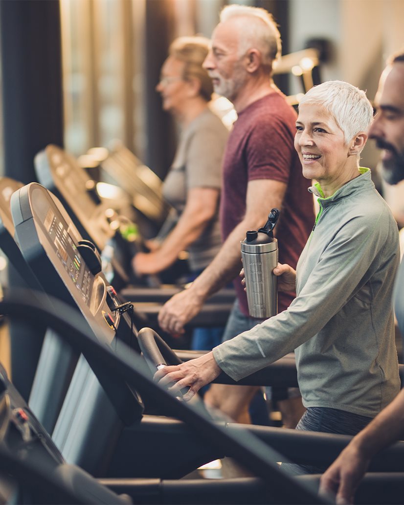 IMAGE: Adults on treadmill