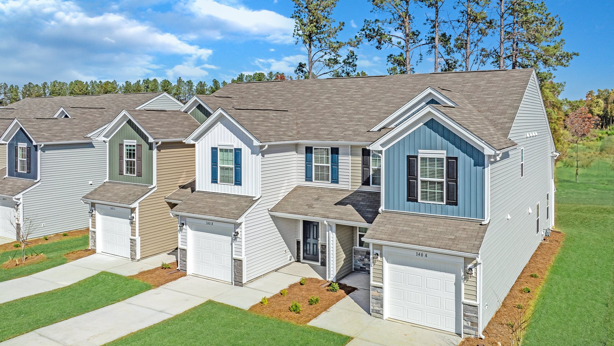 IMAGE: Timber Townhomes Streetscape