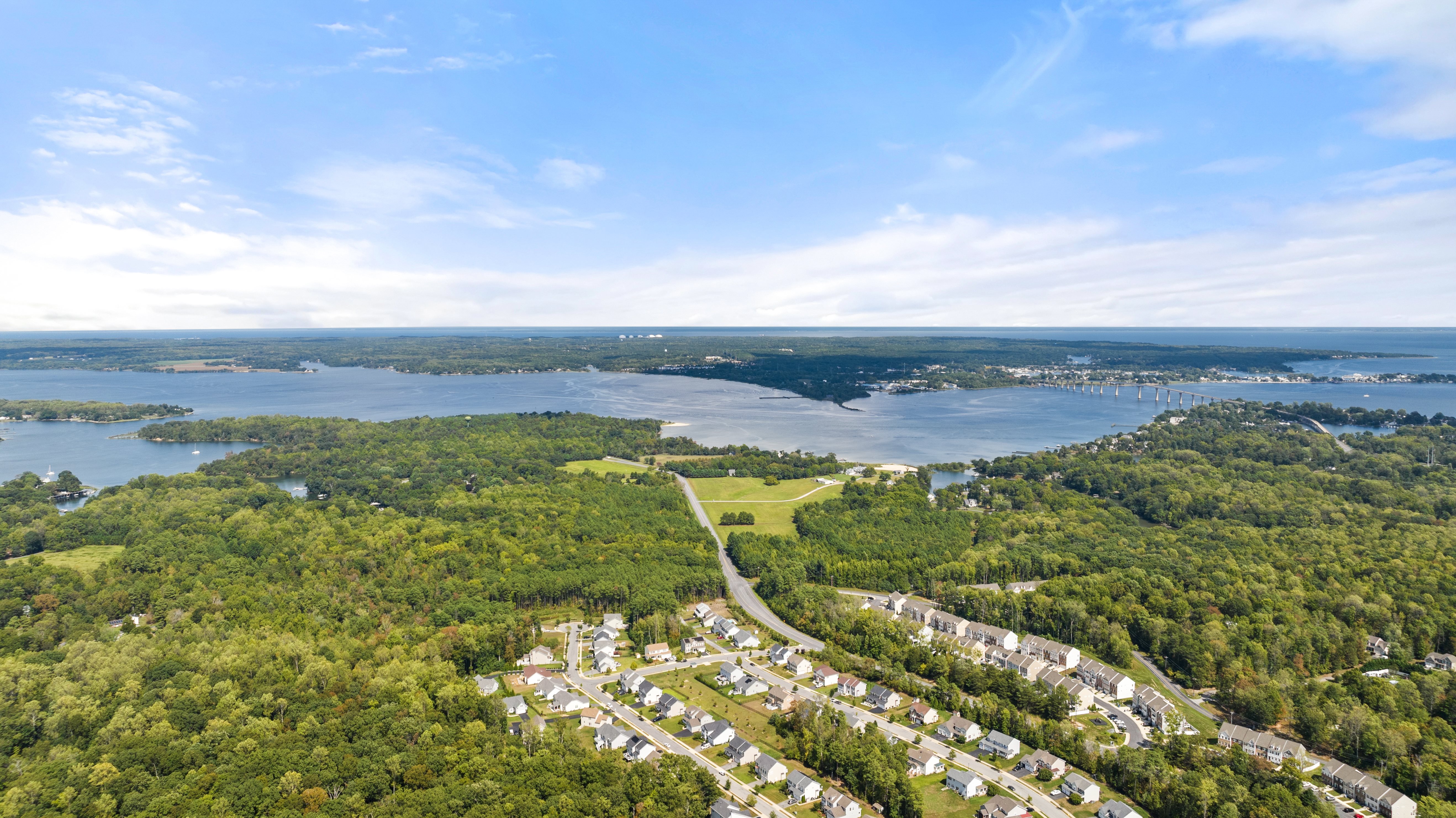 IMAGE: Aerial view of the Woods at Myrtle Point in California, MD