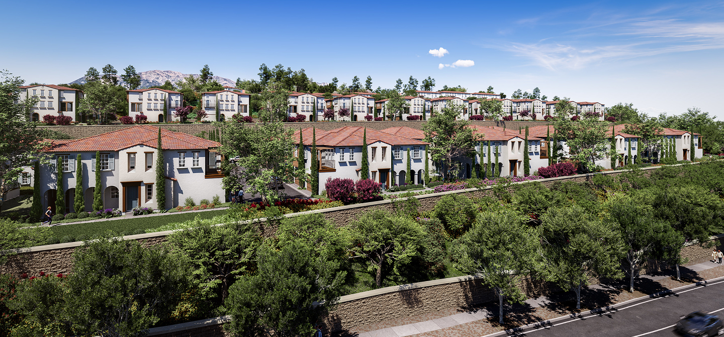 Sycamore Heights Streetscape 3of3