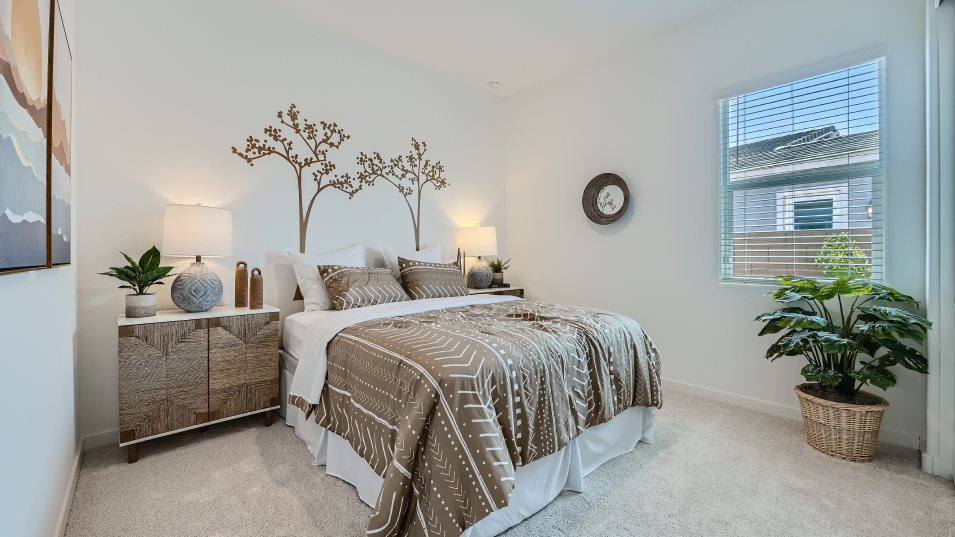 Bedroom 3 styled as a guest room