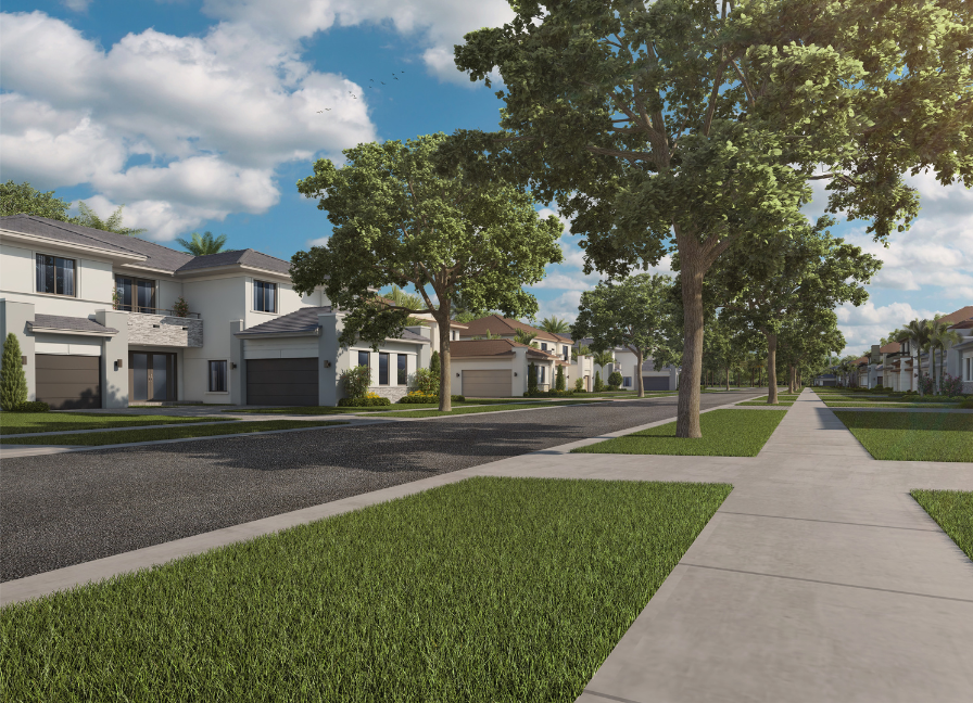 Greenview at Presidential Streetscape