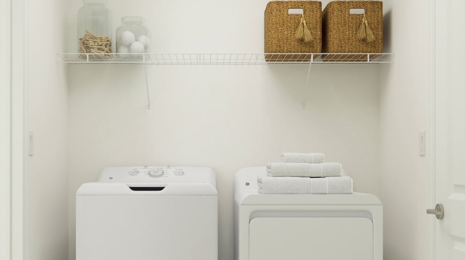 Laundry shelving