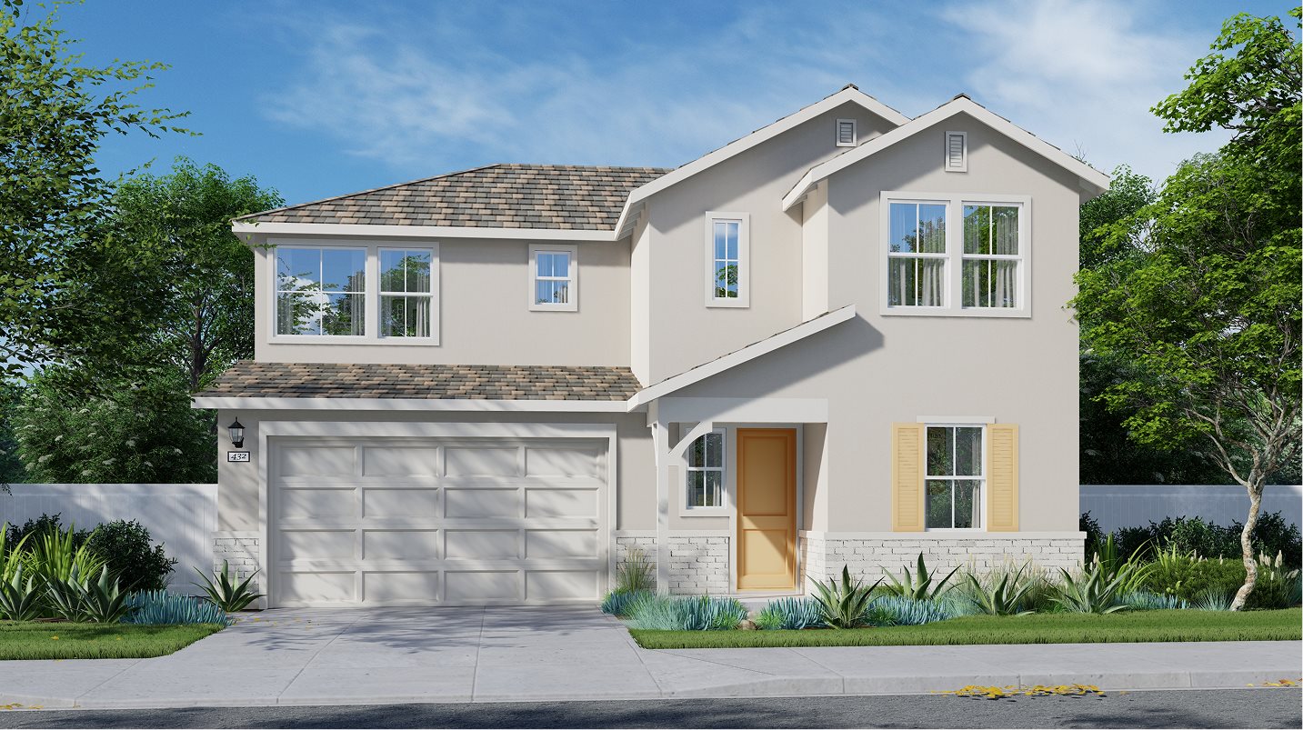 Exterior A – French Country home