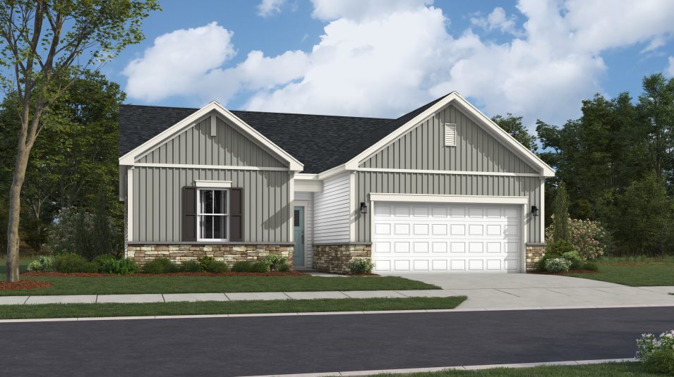 Hanover Slab Exterior Rendering Craftsman