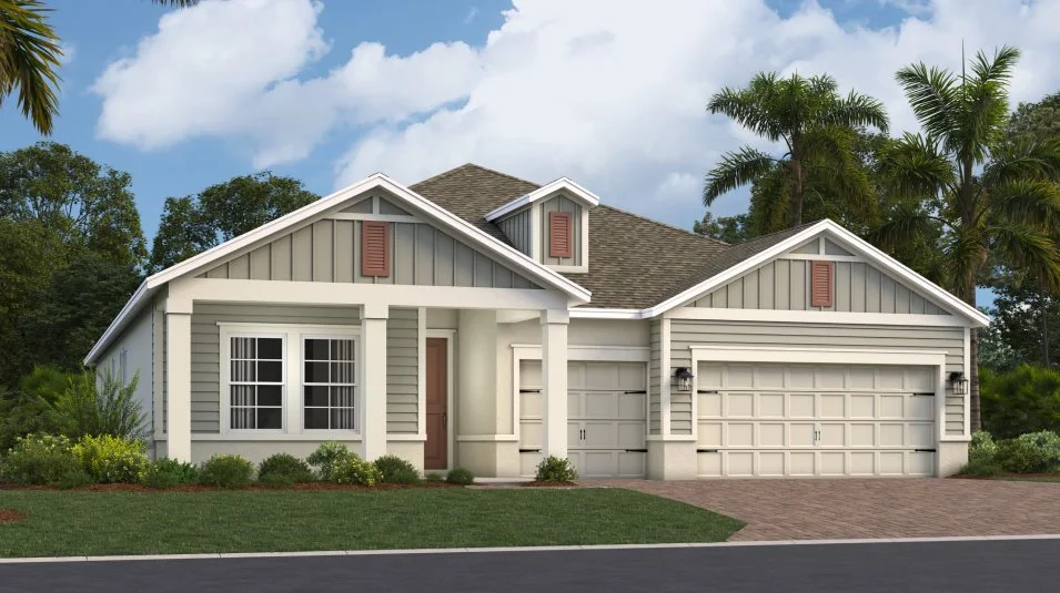 A contemporary exterior 