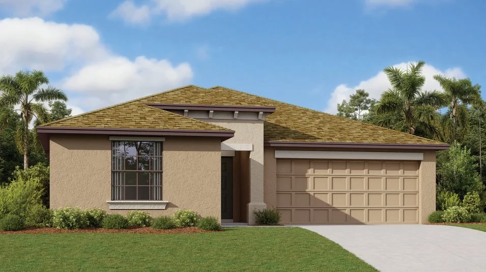 An American-inspired exterior