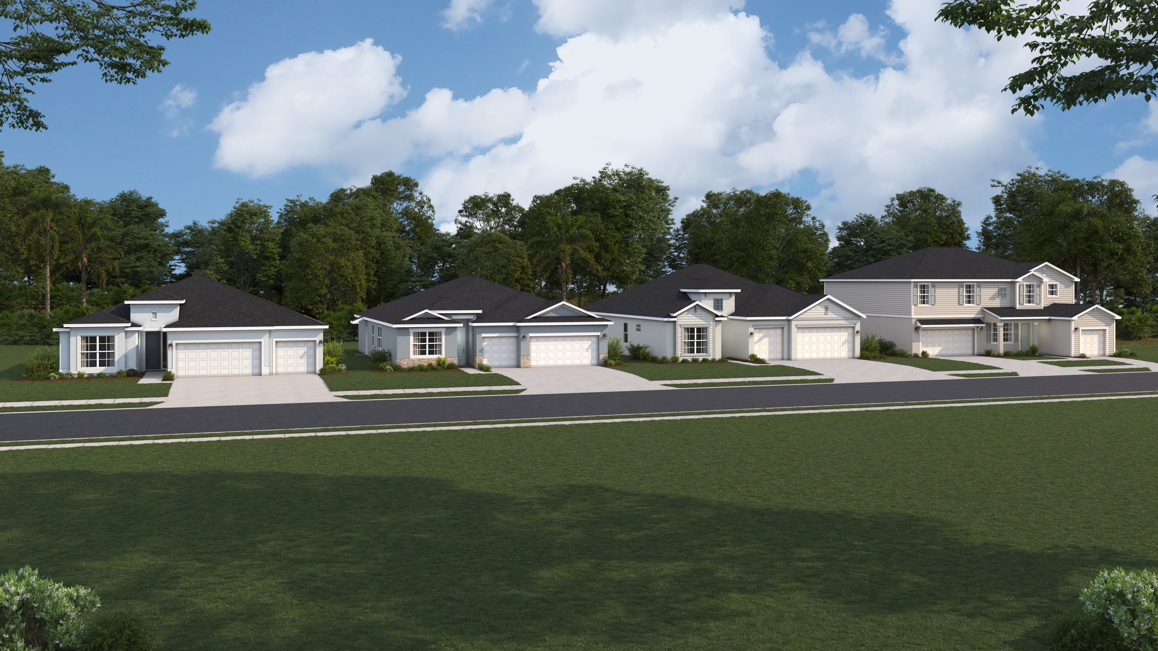 Stone Manor Streetscape Gen3 elev DAY