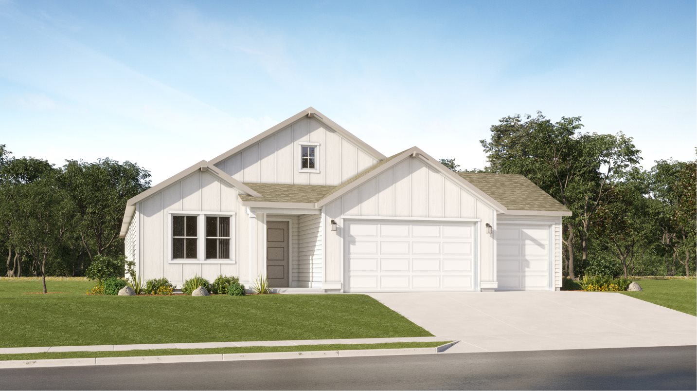 Farmhouse 3-Car Garage