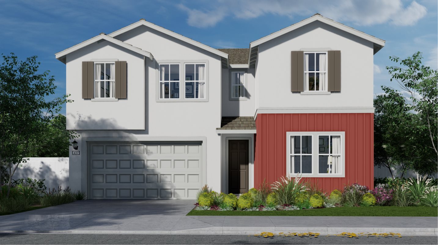 Elevation B - Modern Farmhouse