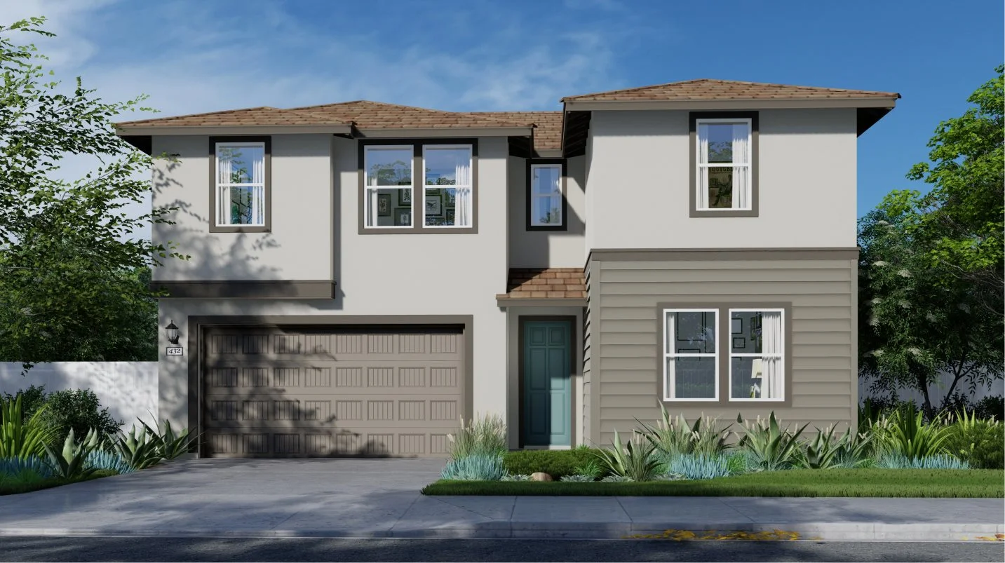 Elevation A - Modern Seaside