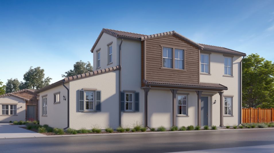 Spanish ranch style home exterior