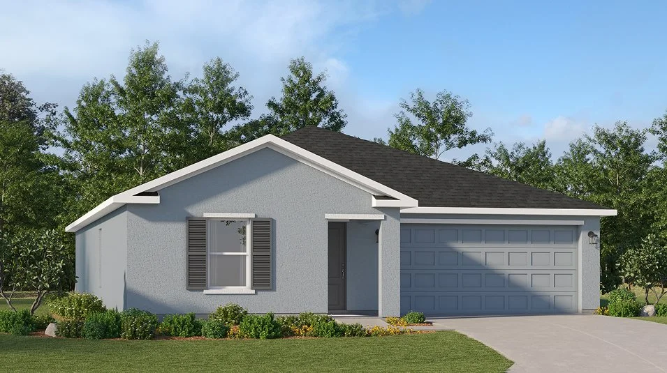 A modern ranch-inspired exterior