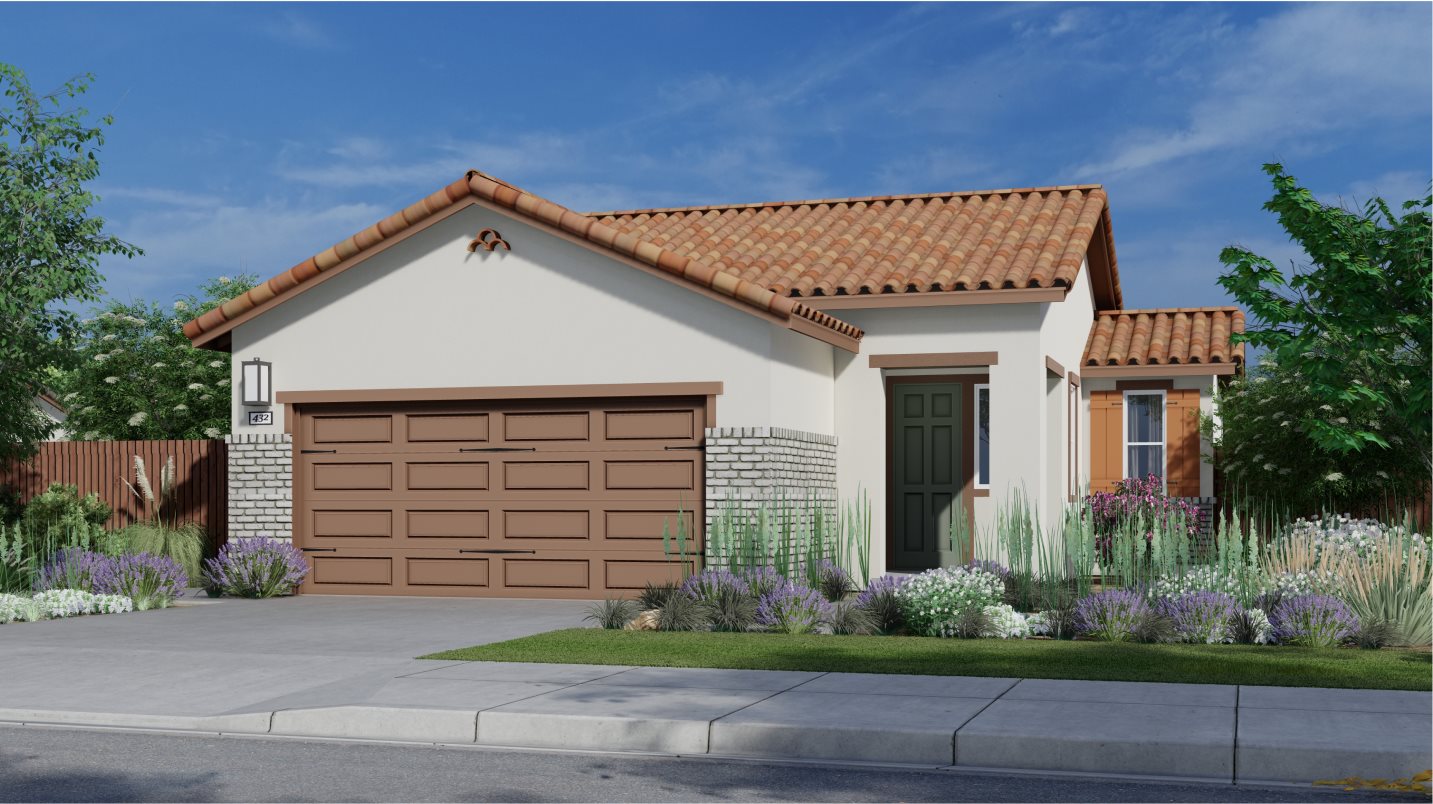 Residence 1437 Elevation D - Early California