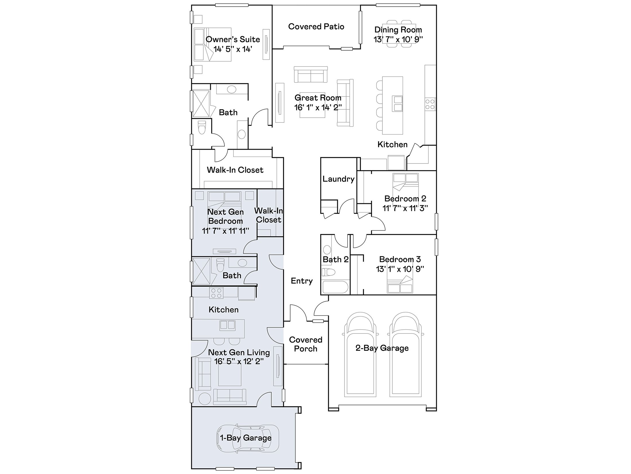 Image: Next Gen® floorplan layout