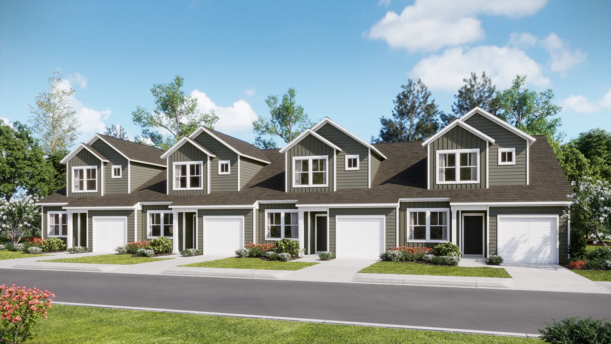 Champions Park Townhomes Blakely 4 Plex