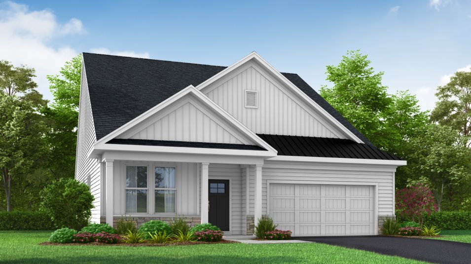 Mendocino farmhouse-inspired exterior