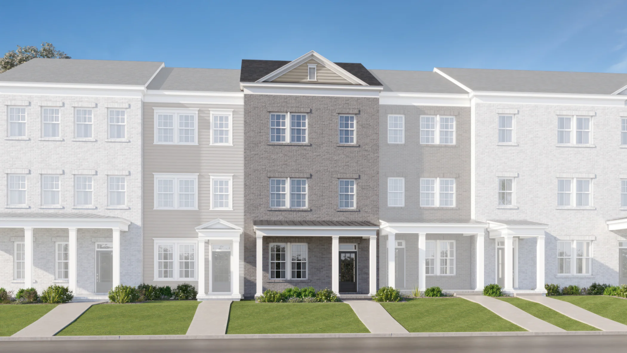 Avenue Collection 6plex Lots 10 15 front   Highland C