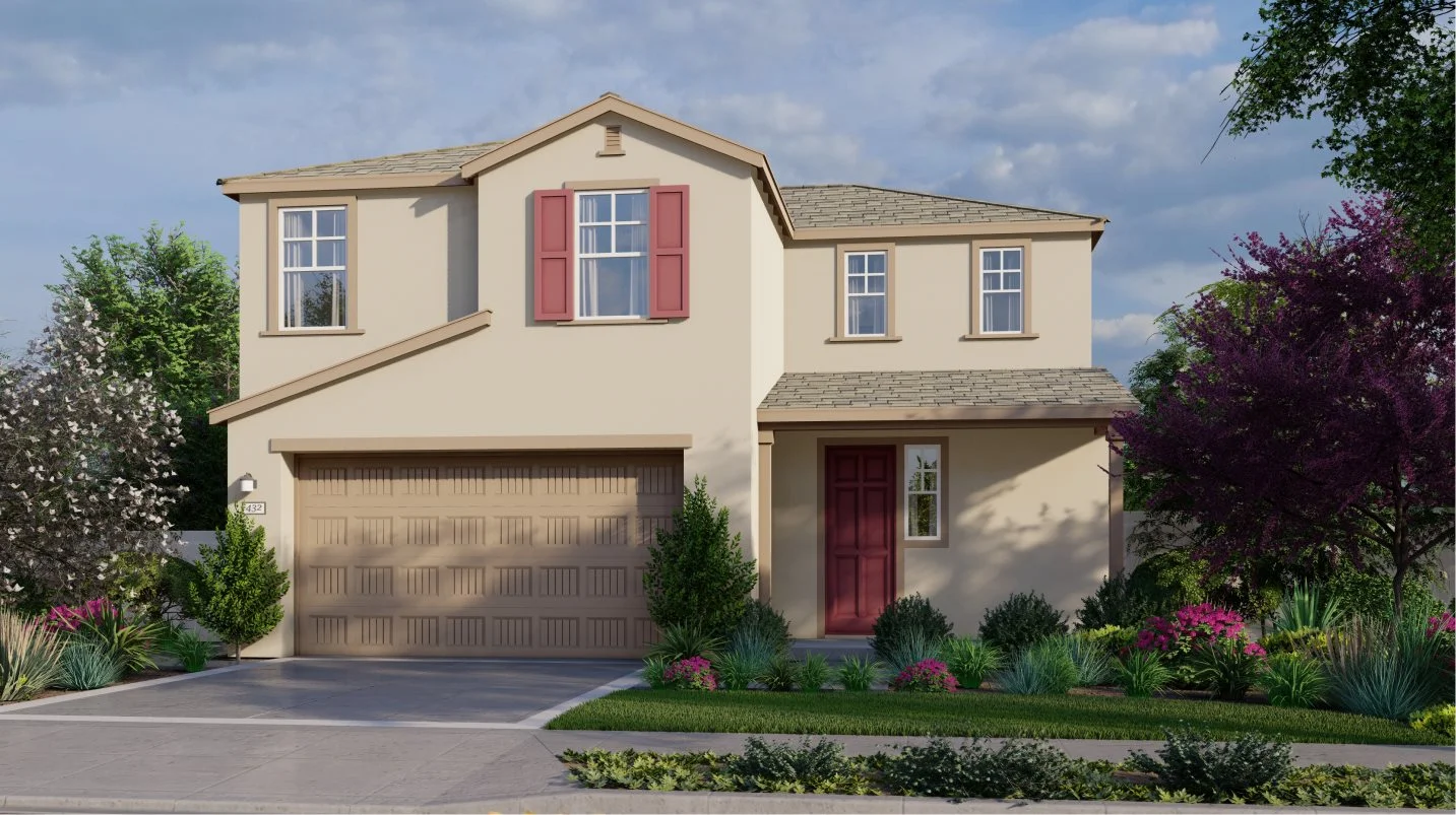 Residence 1631 Elevation A - Traditional