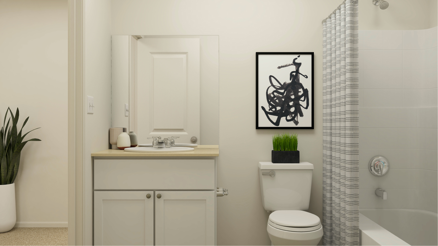 Silver Classic Collection  Woodridge Cabernet 1671 Secondary Bathroom F2