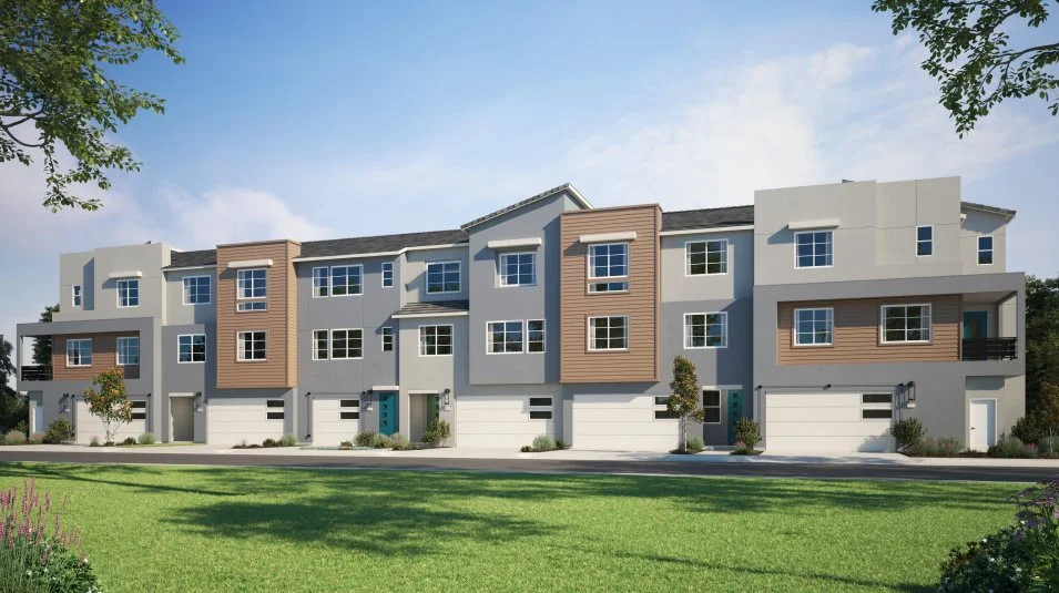 Contemporary shared home exterior