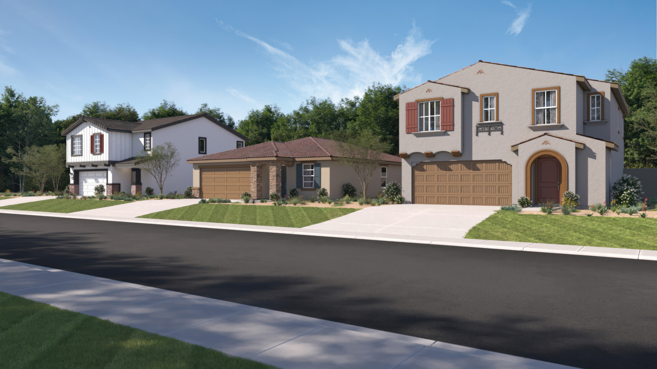 Skyline Emerald Ridge Streetscape