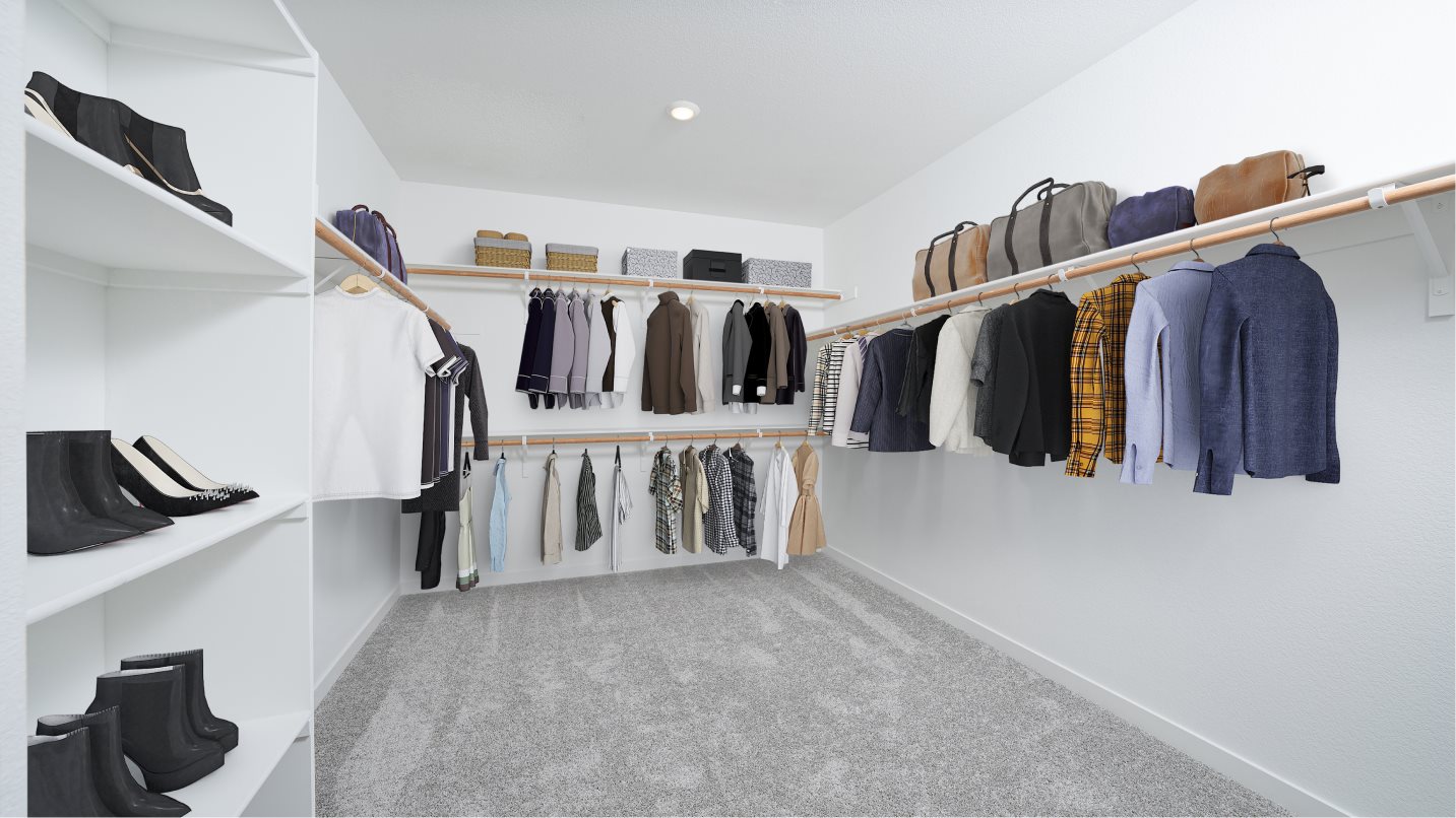 Owner's Suite walk in closet