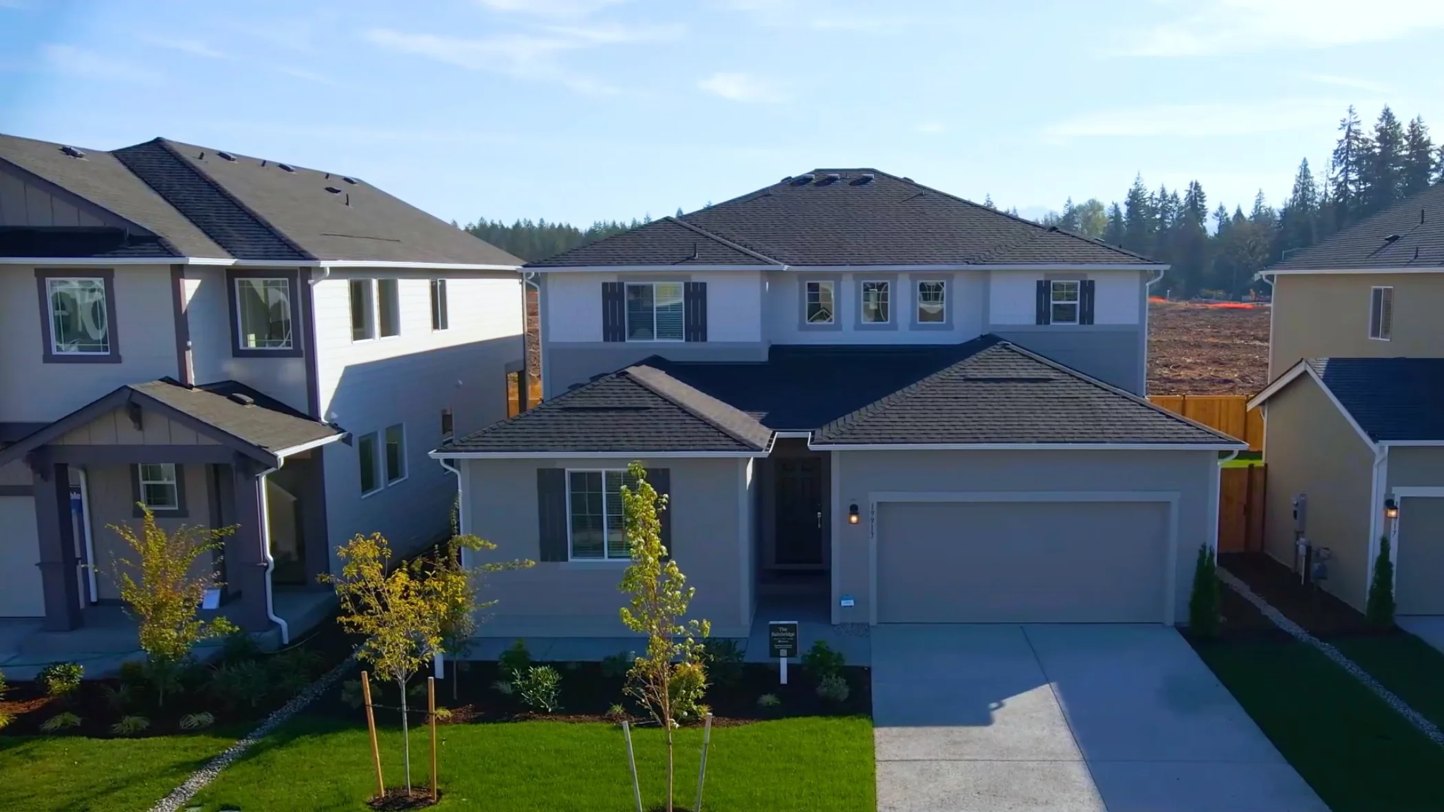 Still of homes in the daybreak community