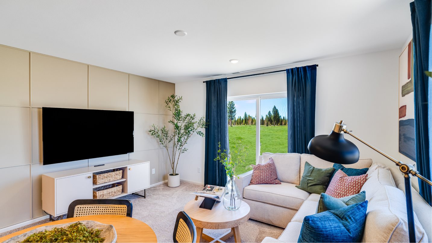 Great room with outdoor access