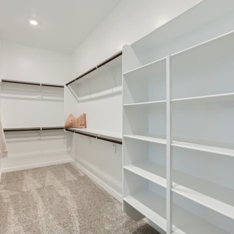 Trillium owners walk in closet