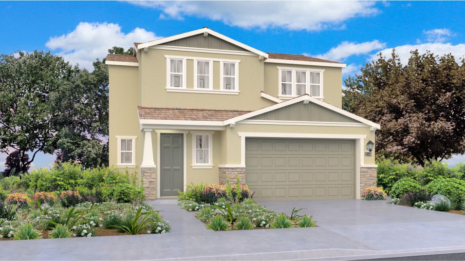 Craftsman style home exterior