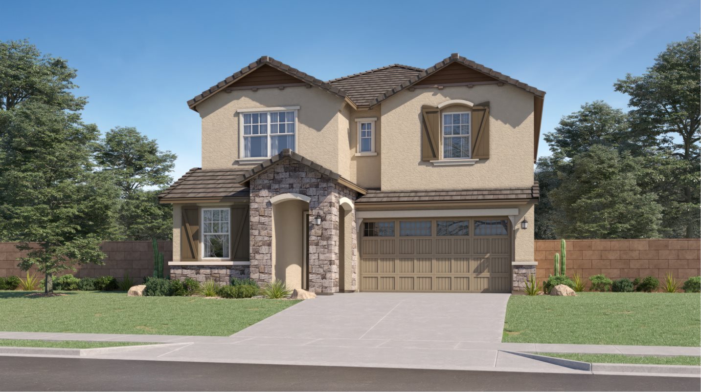 F - French Country Elevation