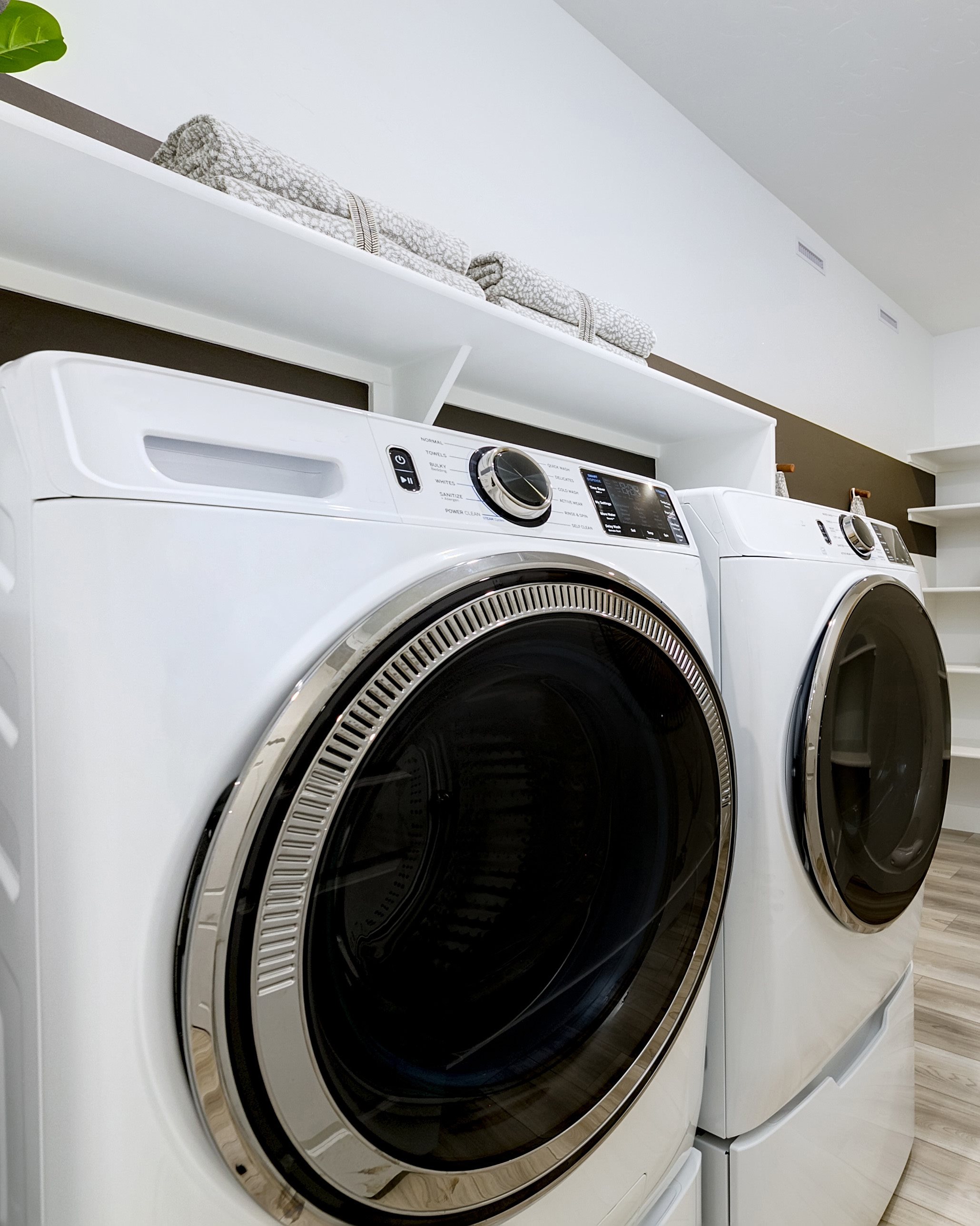 washer and dryer