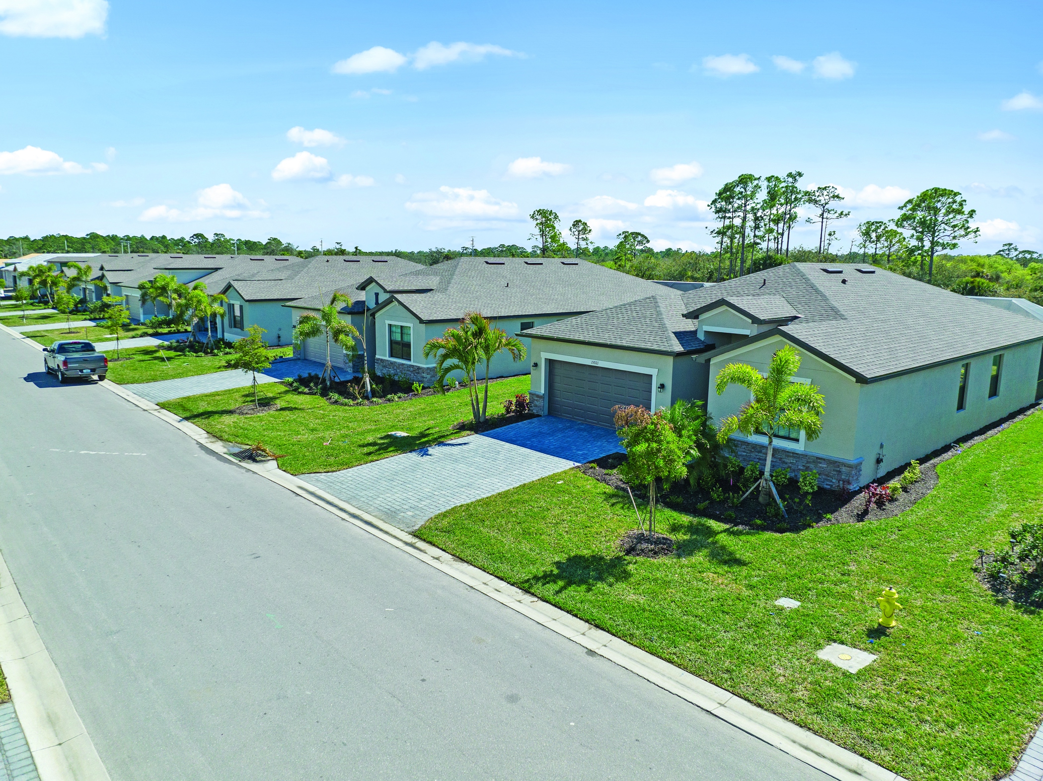 Single Family Streetscape Aerial 2 BLAND 22 FEB