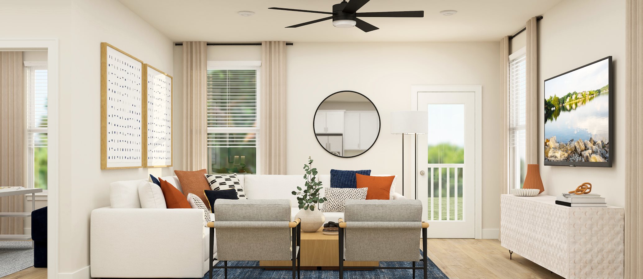 Tuscany Luxe family room