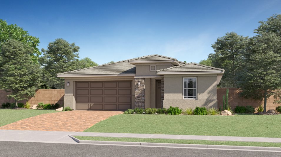 Desert Prairie home exterior rendering