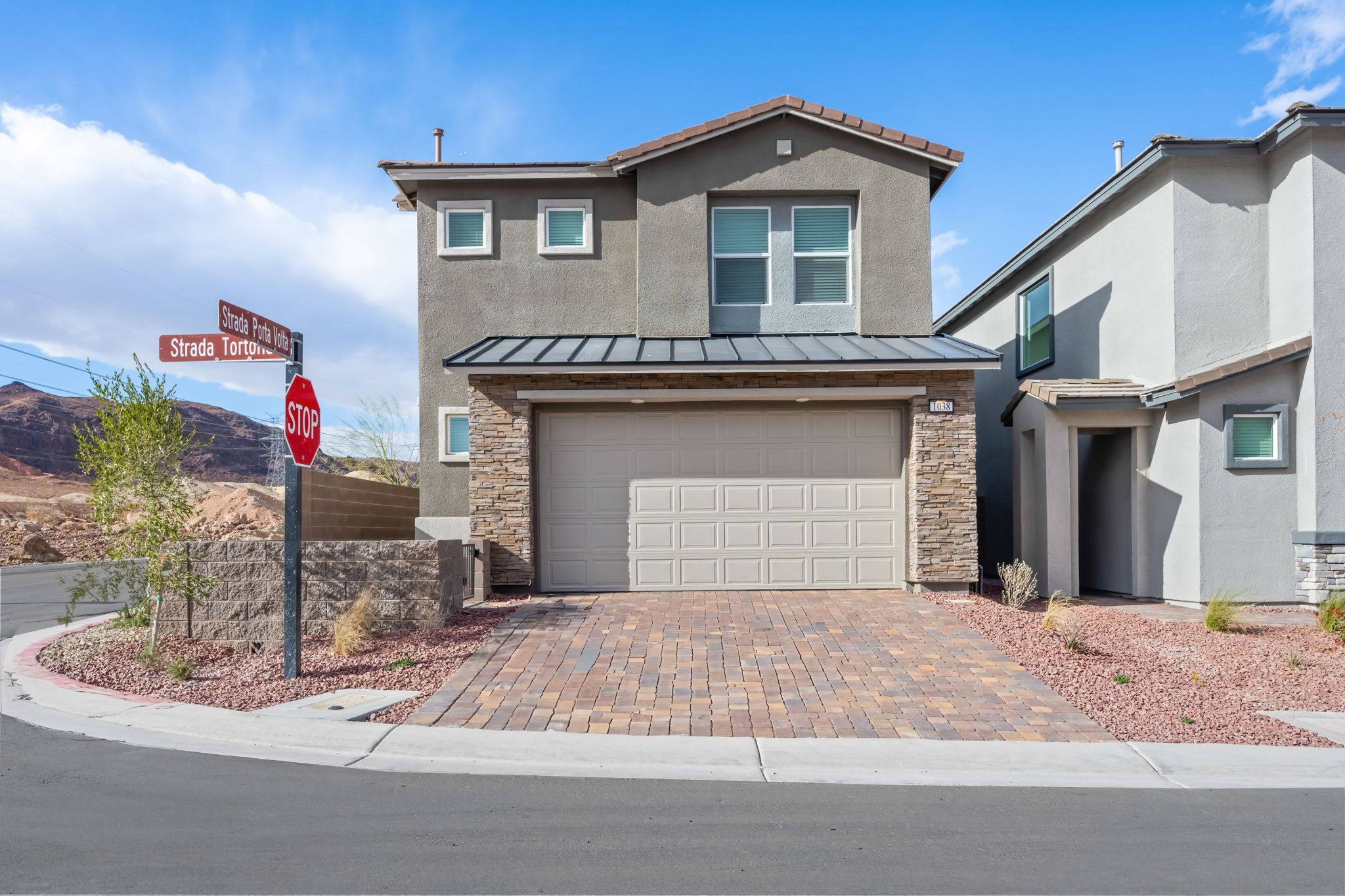 The exterior view of your new home in Riviera Vista. 