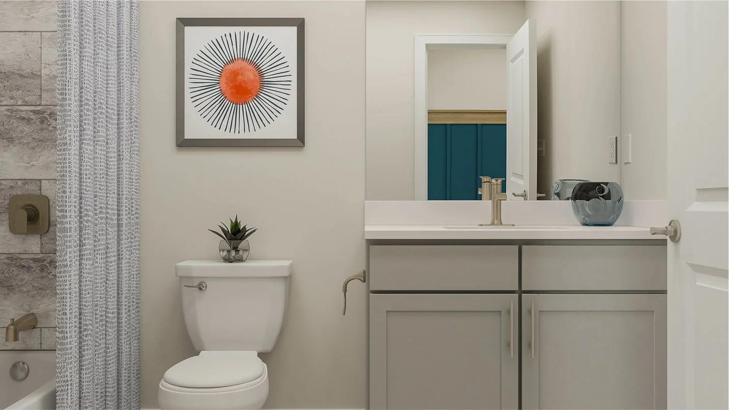 Chesapeake Optional Finished Basement With Bathroom 