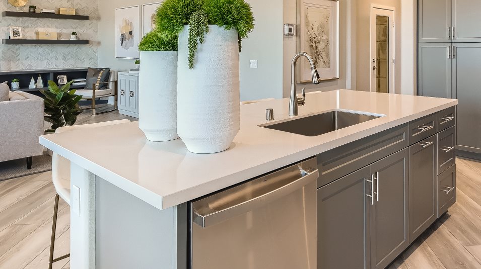 Sink and faucet