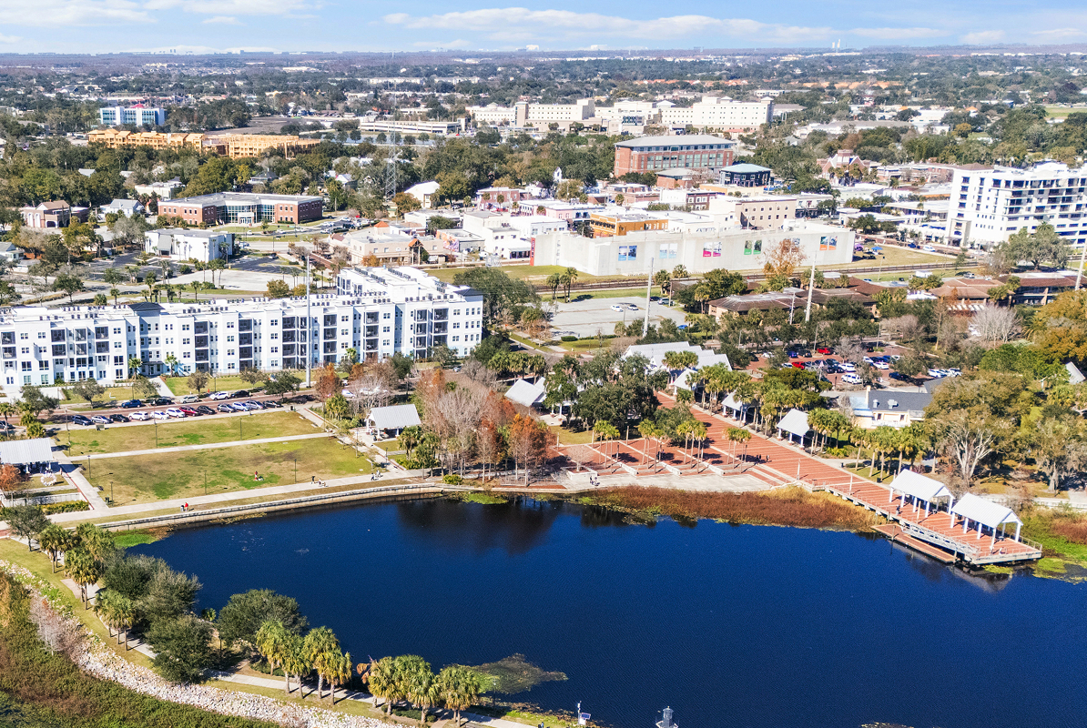 Kissimmee Lakefront Park Aerial 3of3 8 1 25