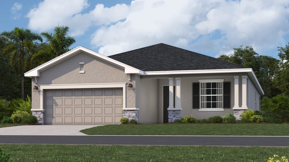 A ranch-inspired exterior