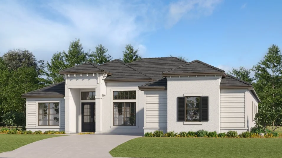 A coastal-inspired exterior 