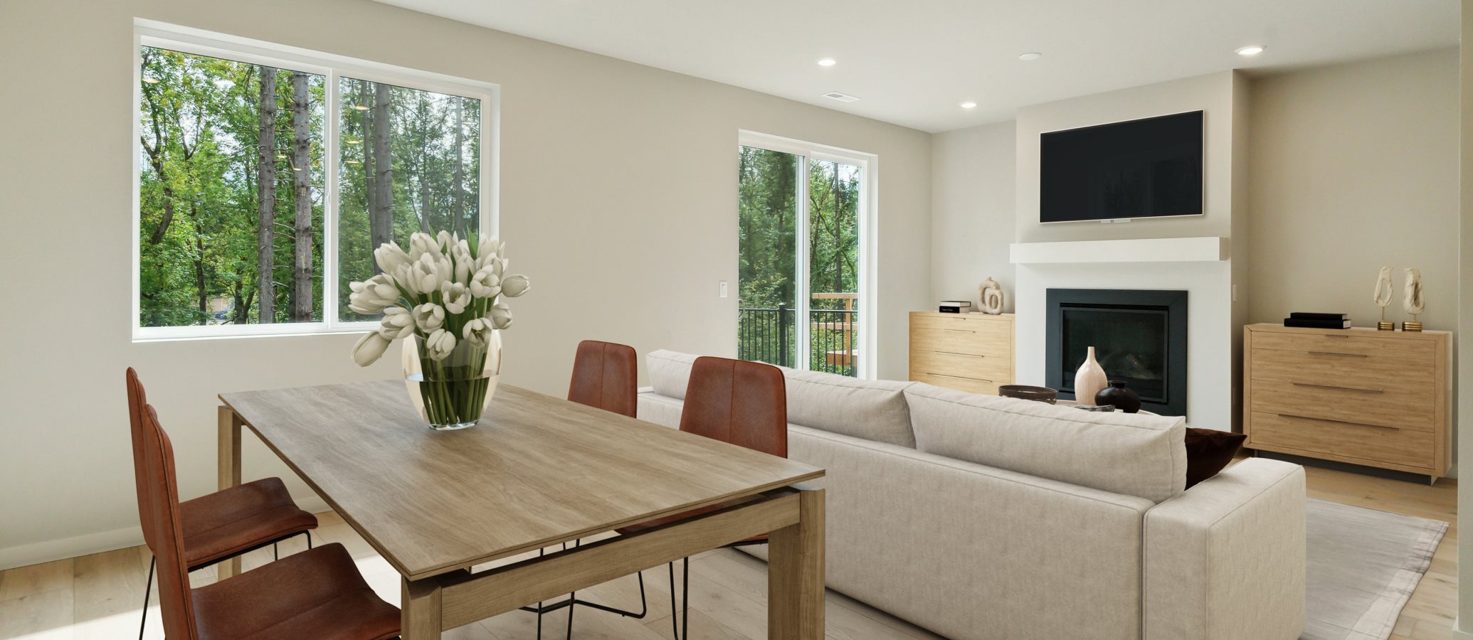 Great Room and Dining Space