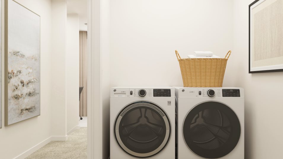 Chardonnay laundry room