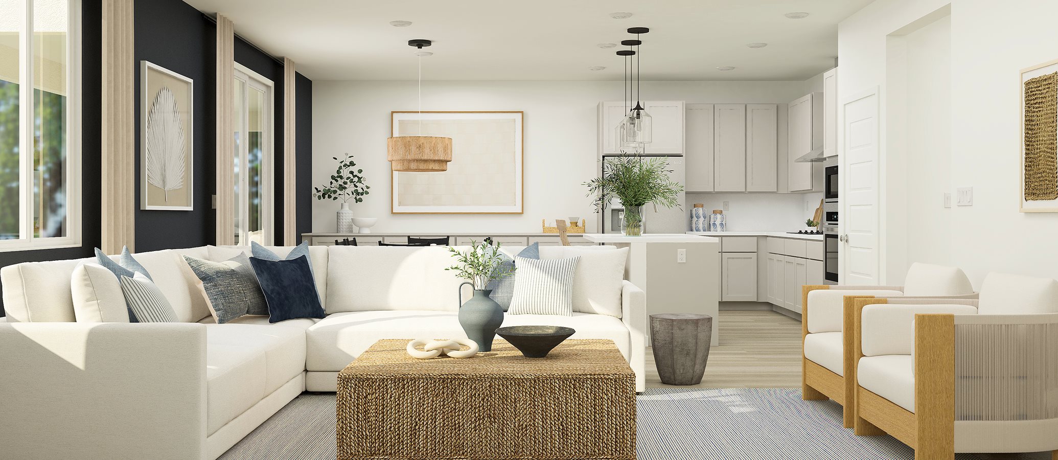 Residence 3427 Living Room Plan Hero Image